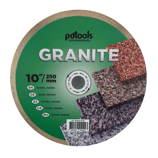 Diamond cutting disc GRANITE 10''