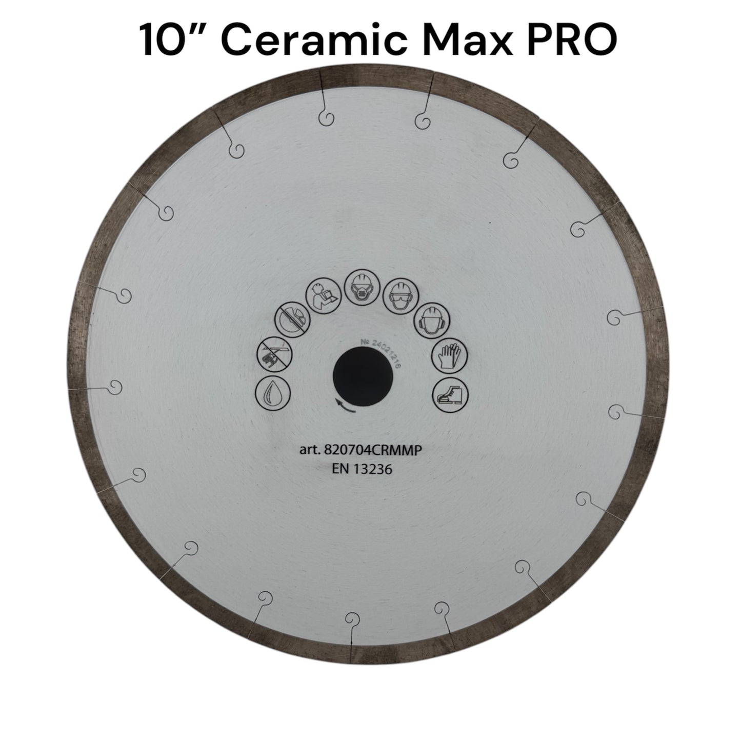 Diamond cutting disc CERAMICS MAX PRO 10''