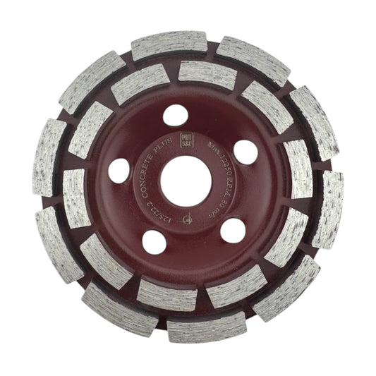 Diamond cup grinding wheel 12A2-45 125-8-8-20-22.2 CONCRETE PLUS