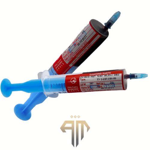 Diamond paste 50.000-170 Grit,0.5/0-100/80 Microns, 20g grams syringe