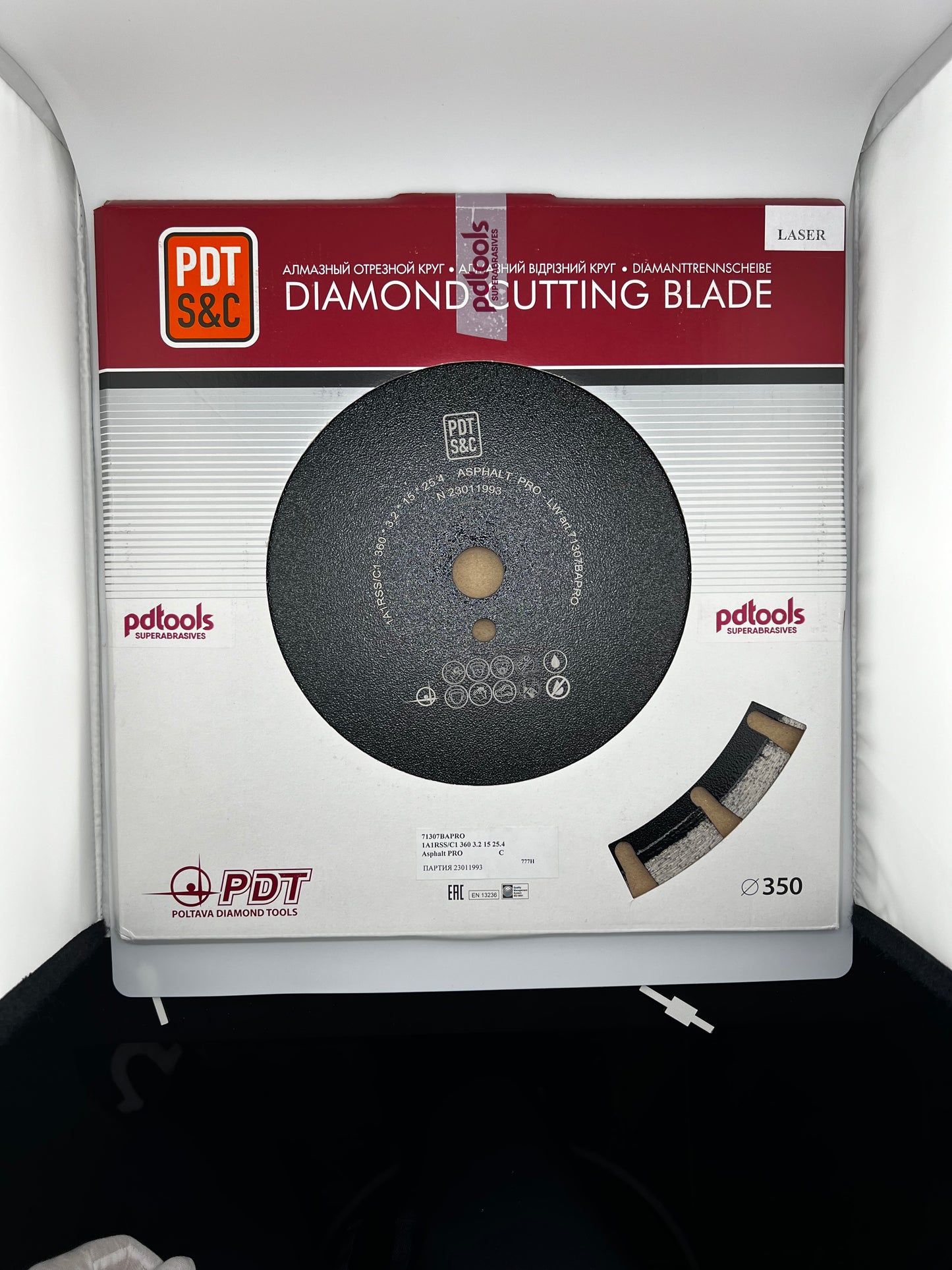 Diamond cutting disc ASPHALT PRO 14''